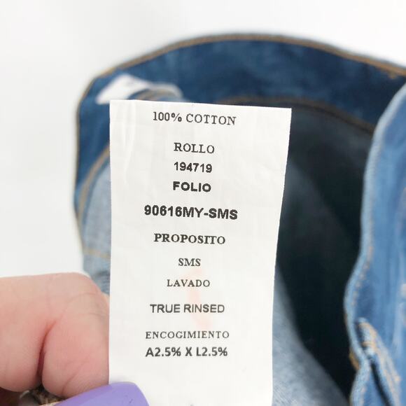 RE/DONE Womens Utility Loose Jeans 2 26 Blue True Rinse Relaxed Straight NWT - Picture 10 of 11